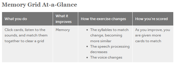 Memory Grid - DynamicBrain